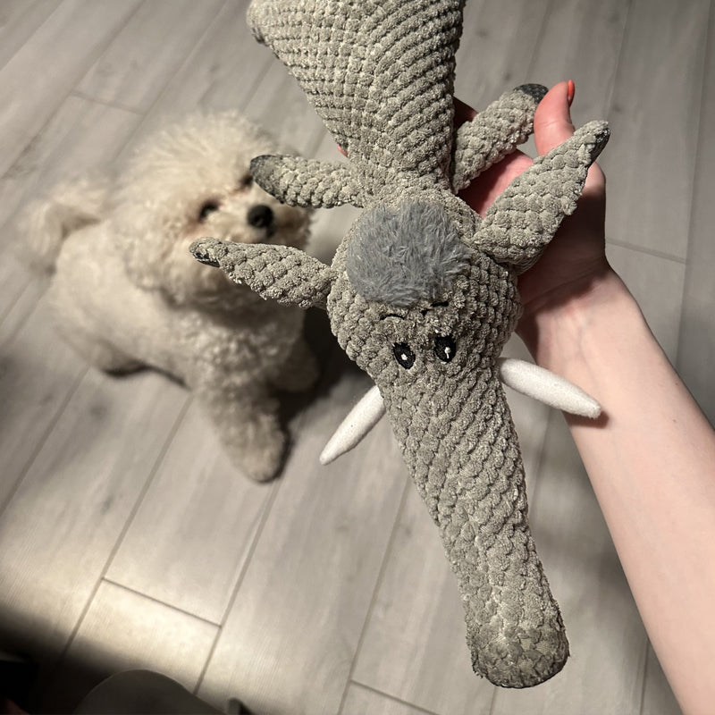 Gioco per cani extra resistente - Giocattolo da masticare in peluche durevole per cani attivi