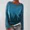 Stylowy damski sweter z retro wzorem na jesień