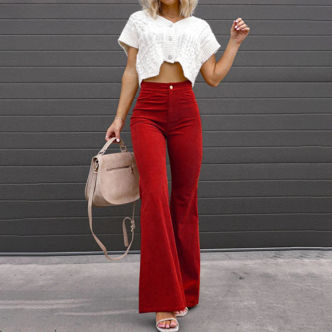 Bernice - Vogue-Inspired Flared Trousers