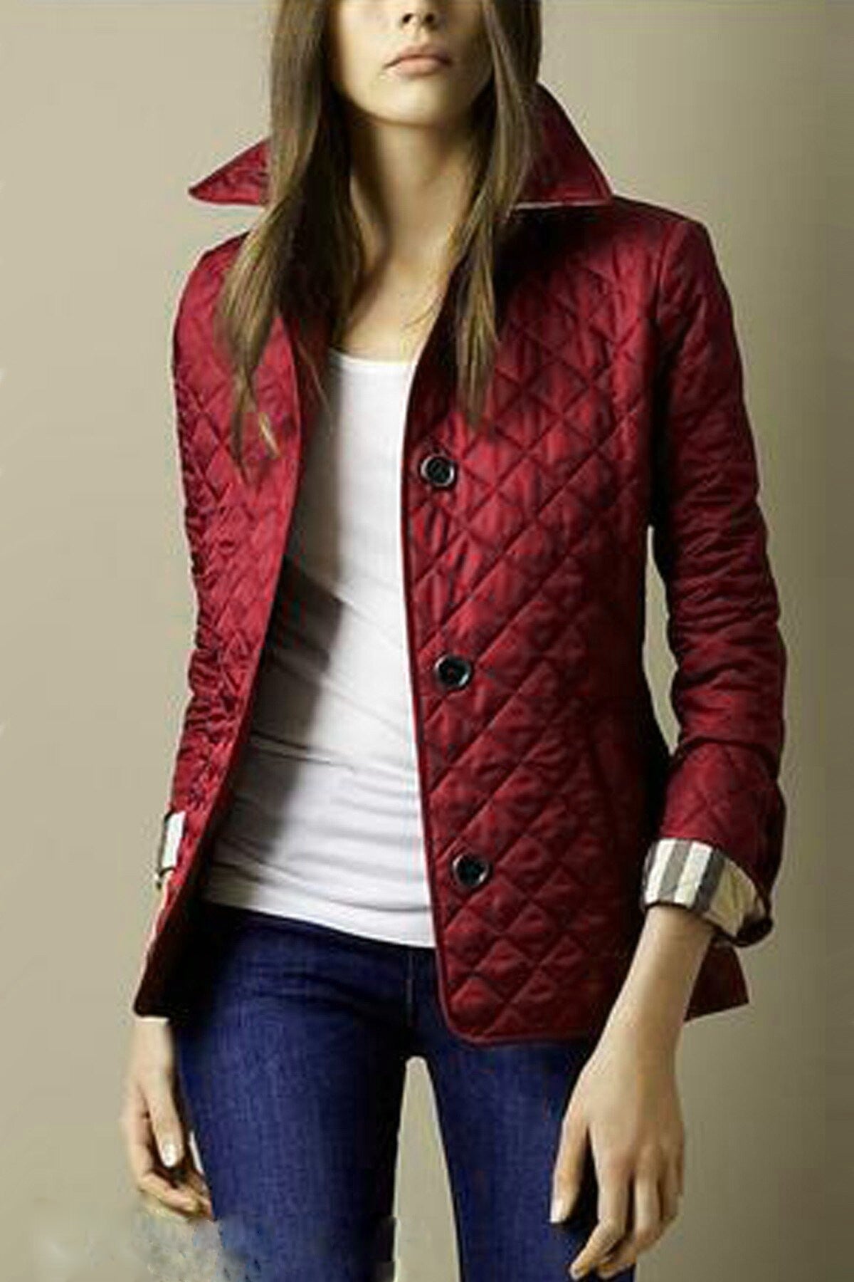 Kylee | Ladies Casual Puffer Jacket | Button Down