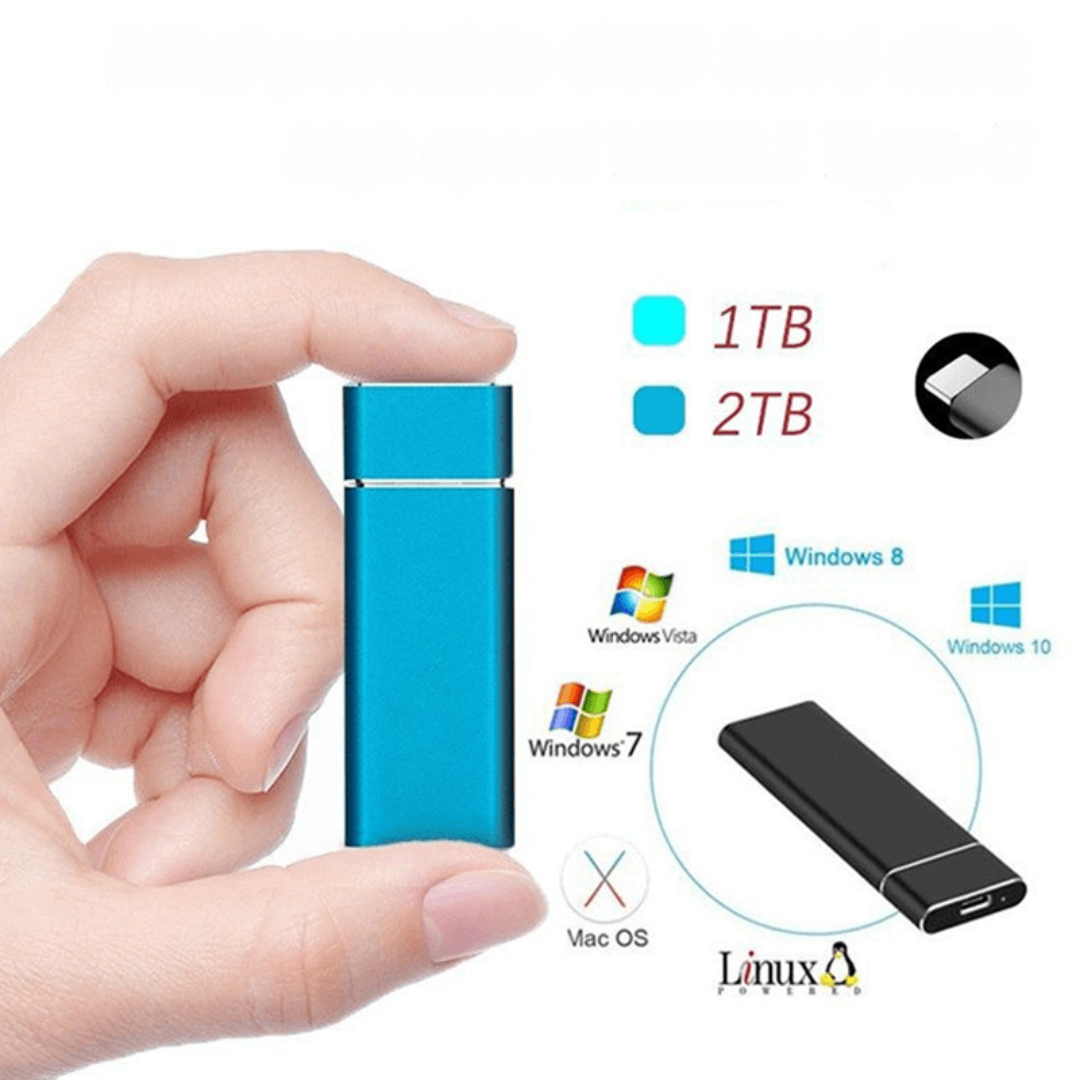 External SSD Portable high-speed aluminum hard drive