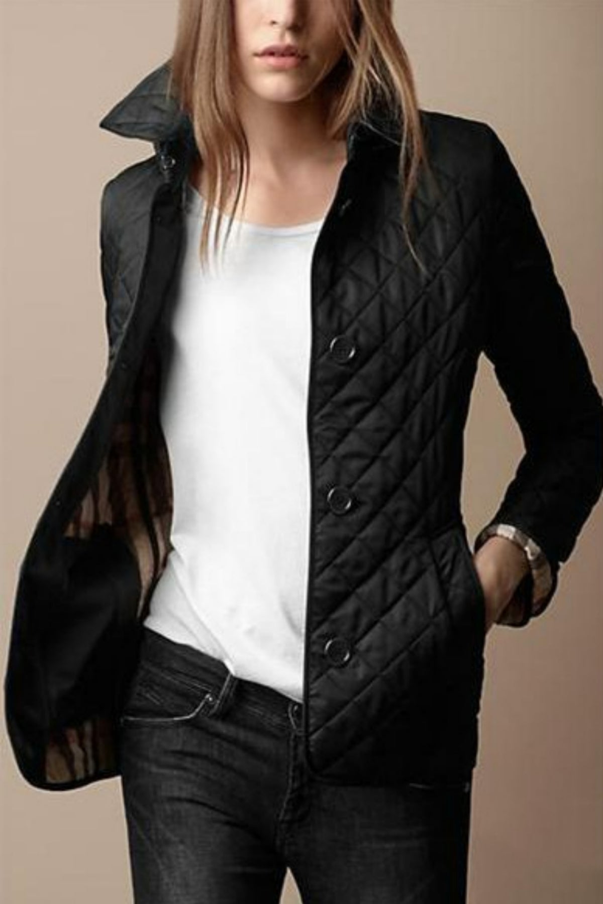 Kylee | Ladies Casual Puffer Jacket | Button Down