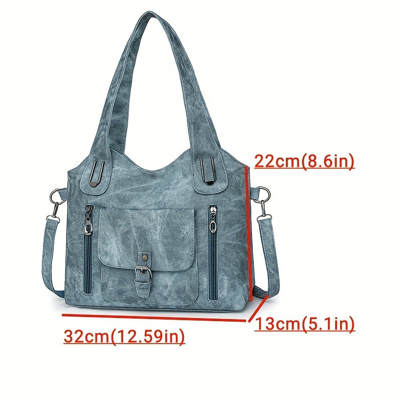 Vintage chic shoulder bag - practical and elegant