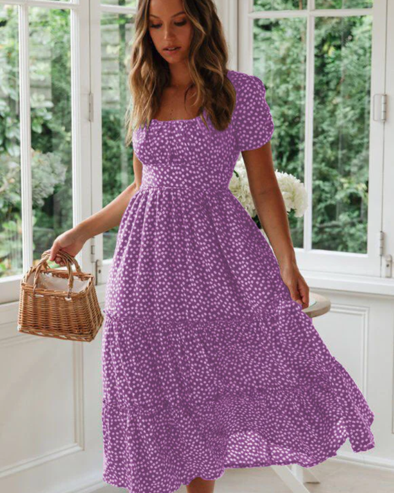 Marguerite - Floral Print Midi Dress