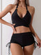 Alice Women's Bikini Set - Sporty Two-Piece Swimsuit with Boxer Shorts and Adjustable Sides