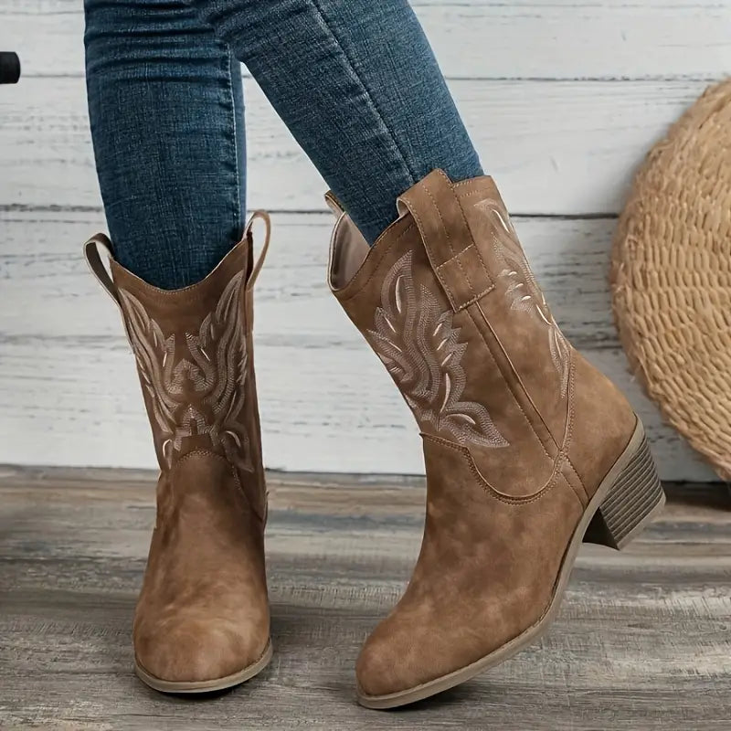 Women's cowgirl boots with heels | Comfortable