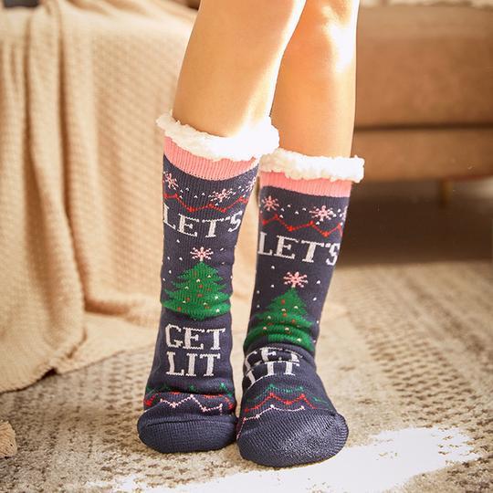 Warm winter socks - for cozy evenings at home