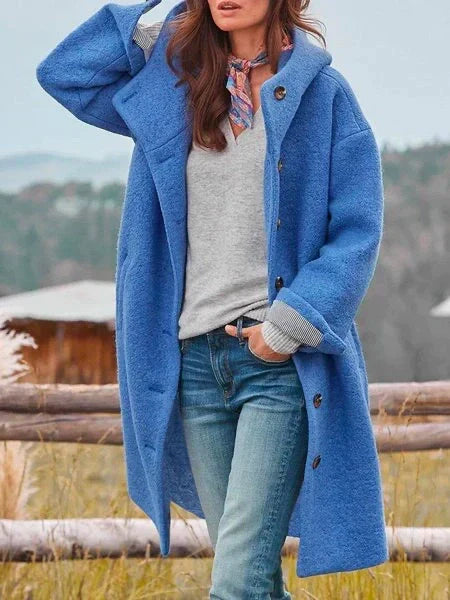 Flattering cardigan for women with buttons Midi jacket