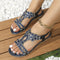 Ella Women's Sandals - Orthopedic Comfortable Sandals with Boho-Design and Non-Slip Sole