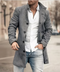 Long, elegant trench coat for men