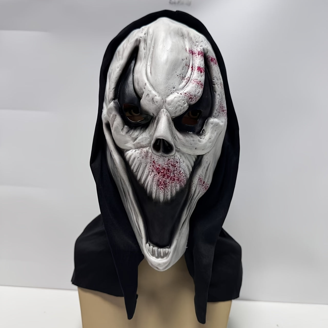 Μάσκα Κρανίου για το Halloween | Σχεδιασμός Πλήρους Κεφαλής με Κουκούλα