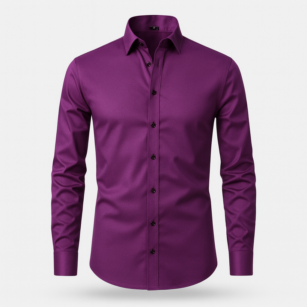 Stretch Shirt for Men purple