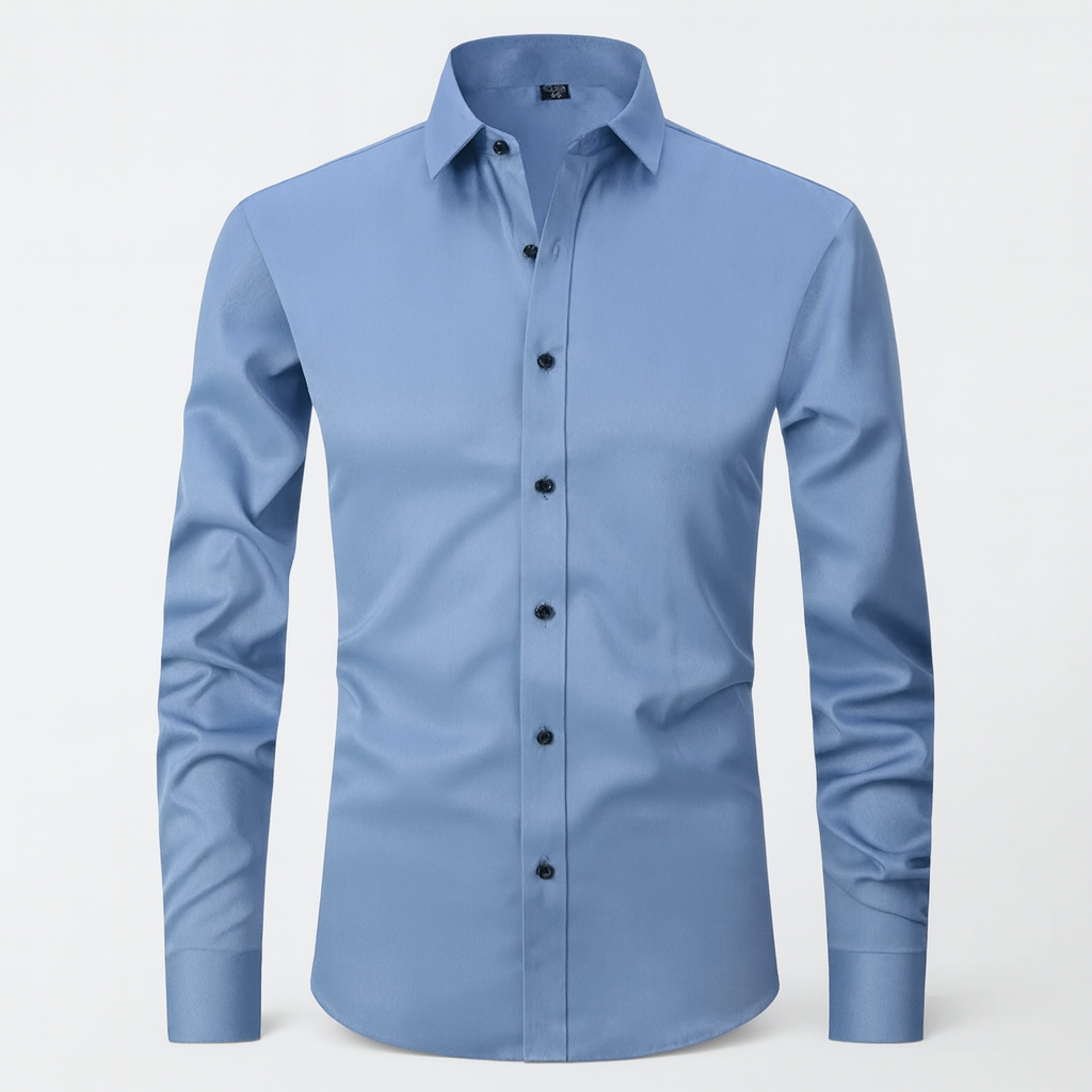 Stretch Shirt for Men blue