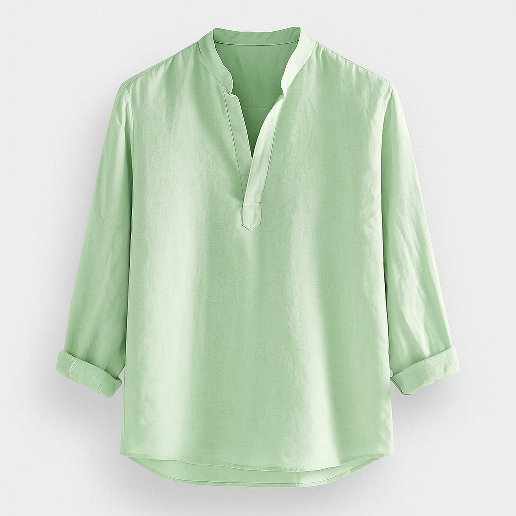 Linen shirt green