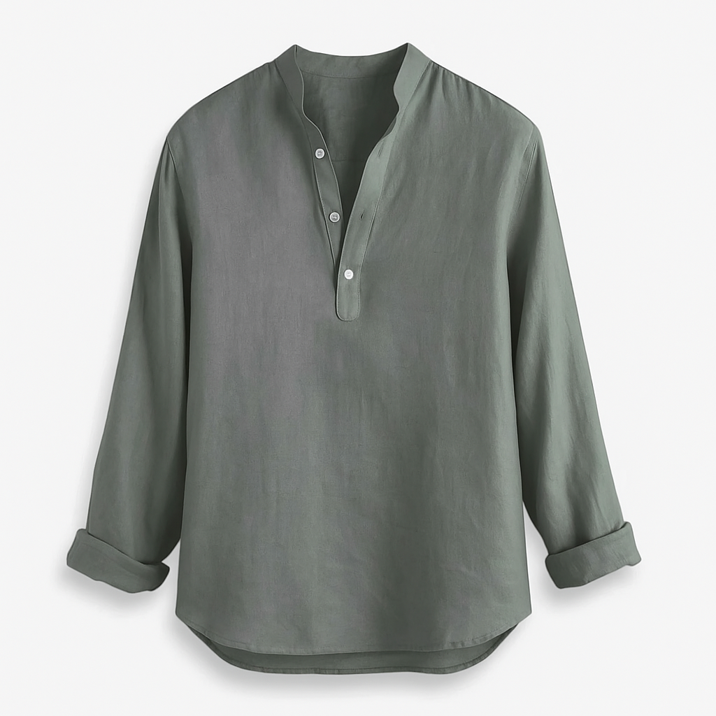 Linen shirt gray