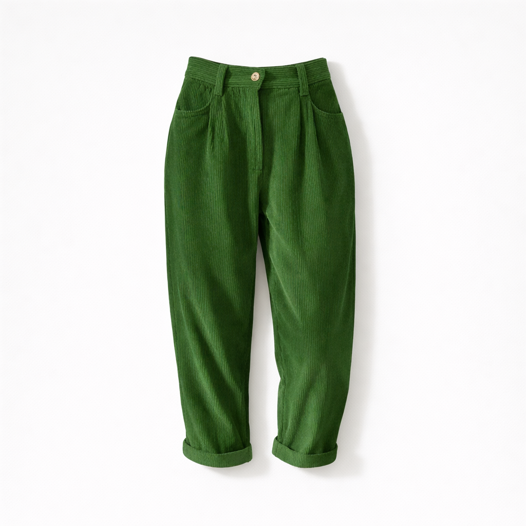 Corduroy Trousers green