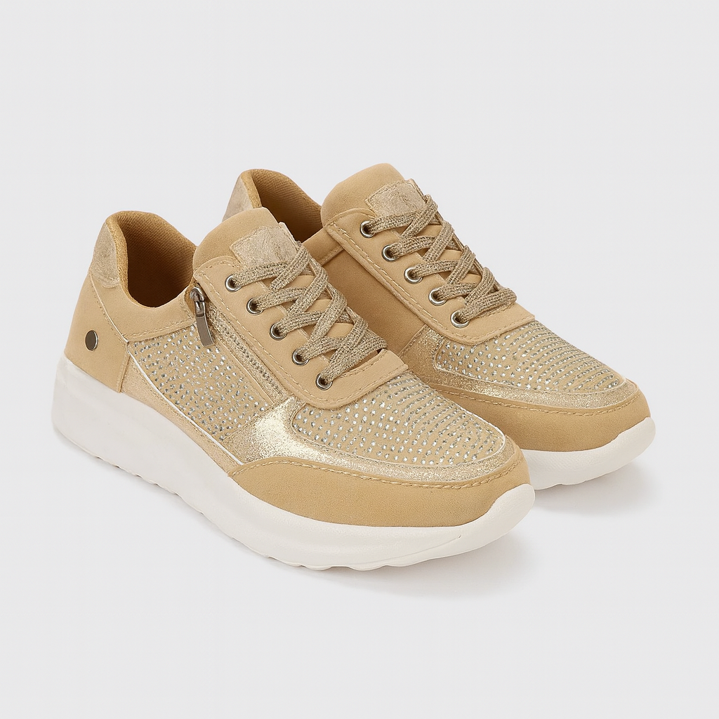 Orthopedic women's shoes apricot