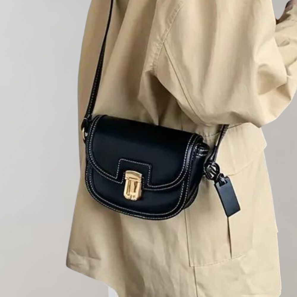 Elegant crossbody bag with flap for women