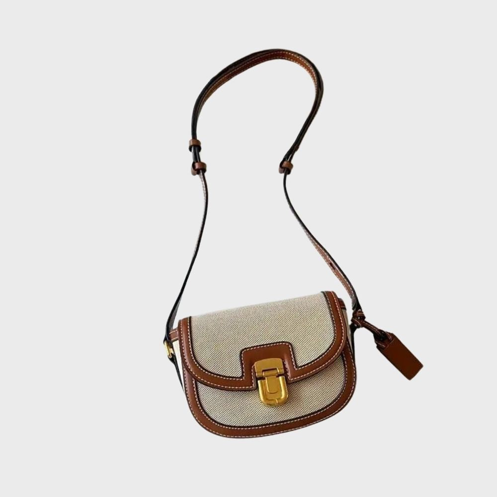 Elegant crossbody bag with flap for women