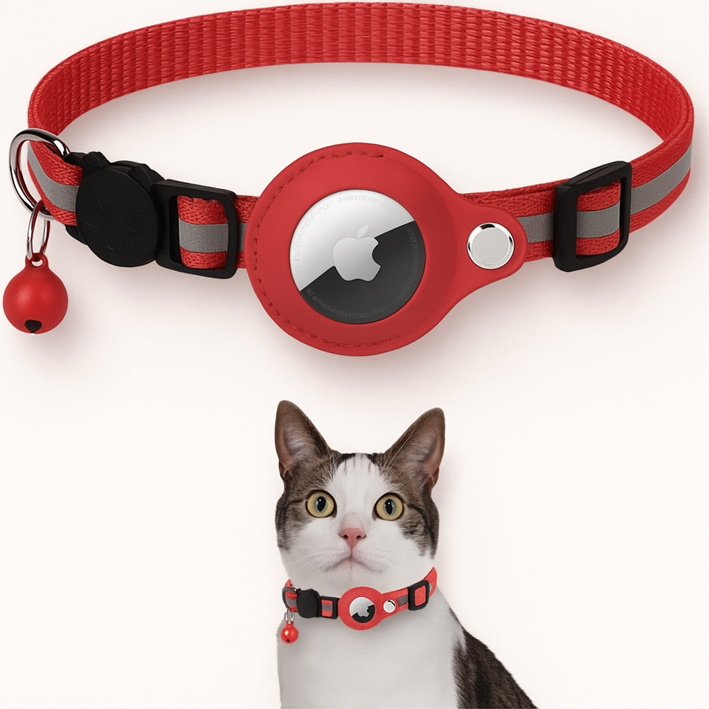 Cat GPS tracker red