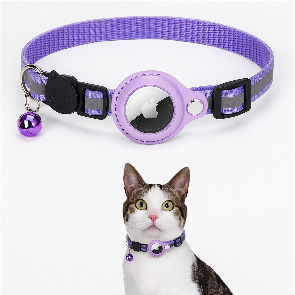 Cat GPS tracker purple