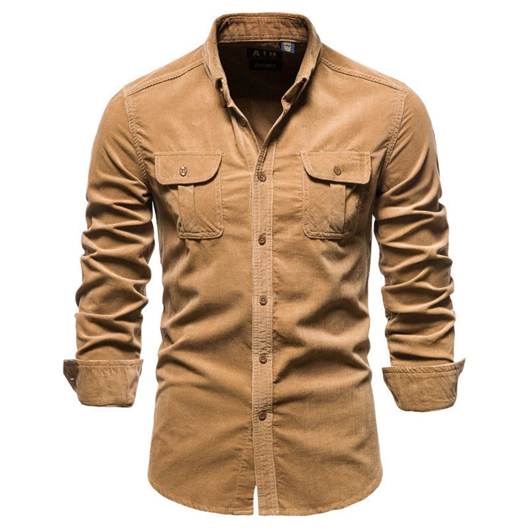 Martijn | Stylish Corduroy Summer Shirt for Men