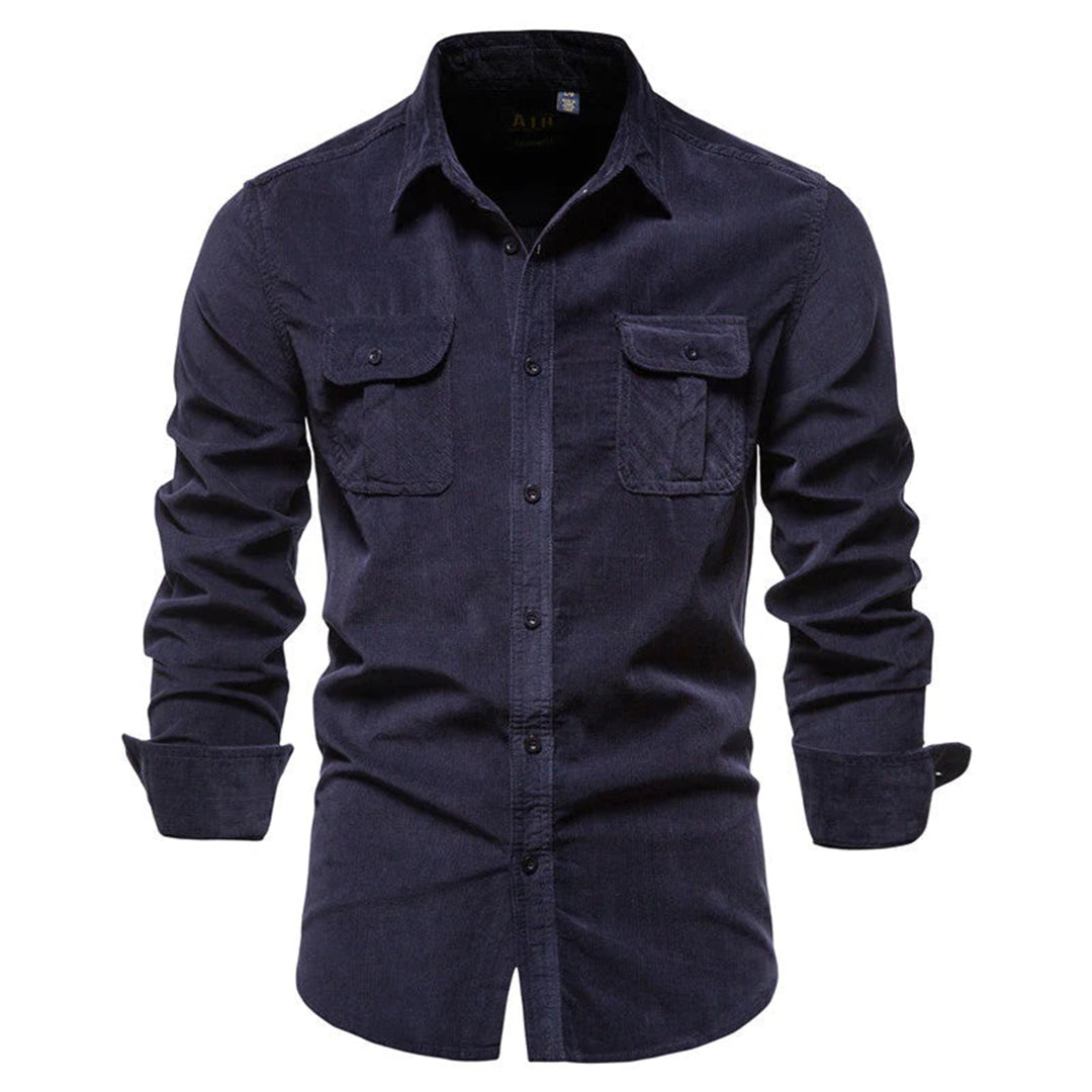 Martijn | Stylish Corduroy Summer Shirt for Men
