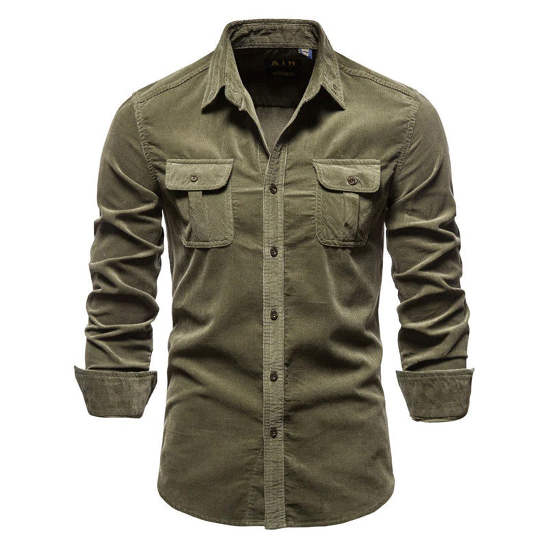 Martijn | Stylish Corduroy Summer Shirt for Men