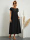 Melody Women's Long Dress - Lightweight Summer Cotton Blend Dress with Elegant Cut and Timeless Style