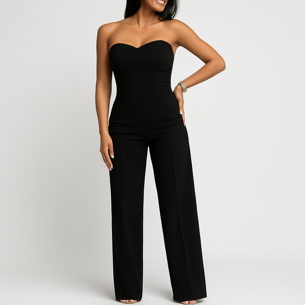 Jumpsuit with model black