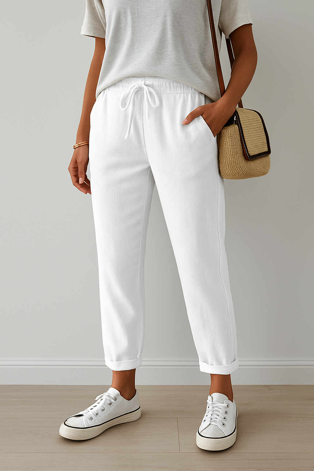Casual & Elegant Linen Sweatpants