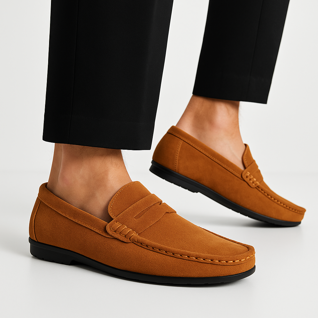 THE DREUX SUEDE LOAFERS