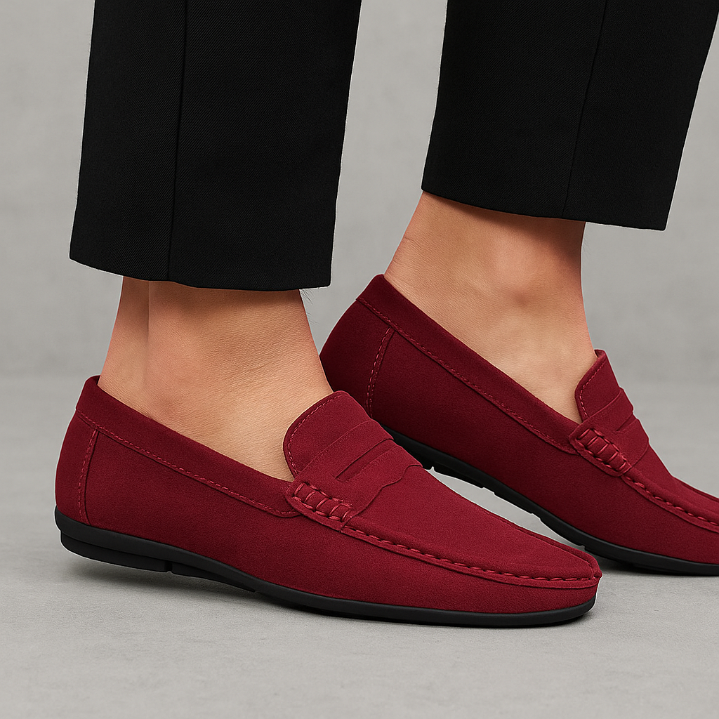 THE DREUX SUEDE LOAFERS