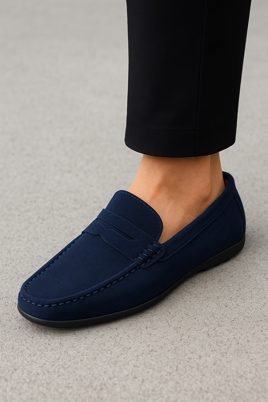 THE DREUX SUEDE LOAFERS