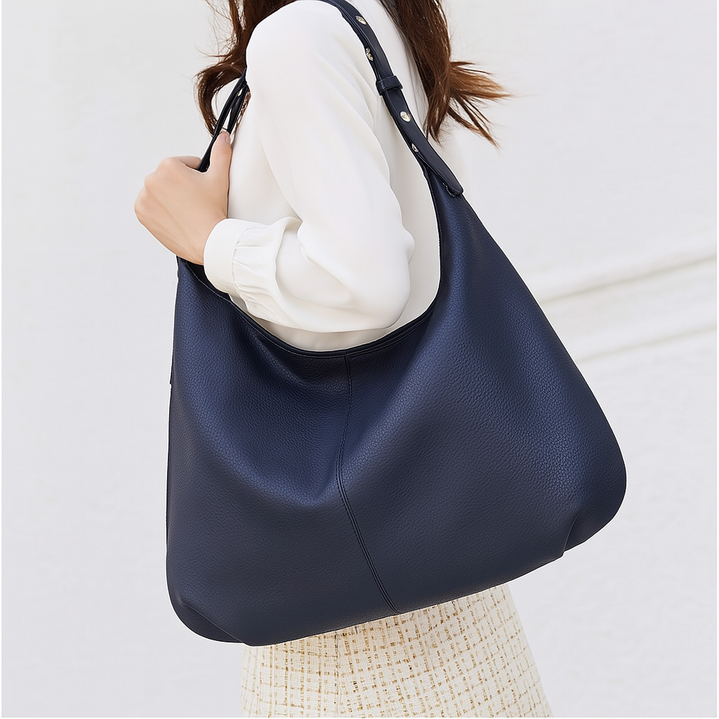 AURORA : Elegant shoulder bag made from vegan PU leather