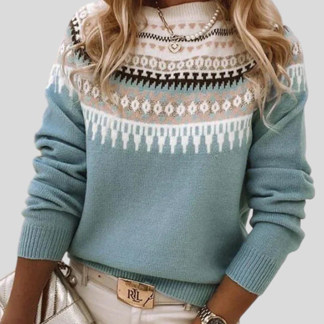Fair Isle Crewneck Sweater for Women - Image 4