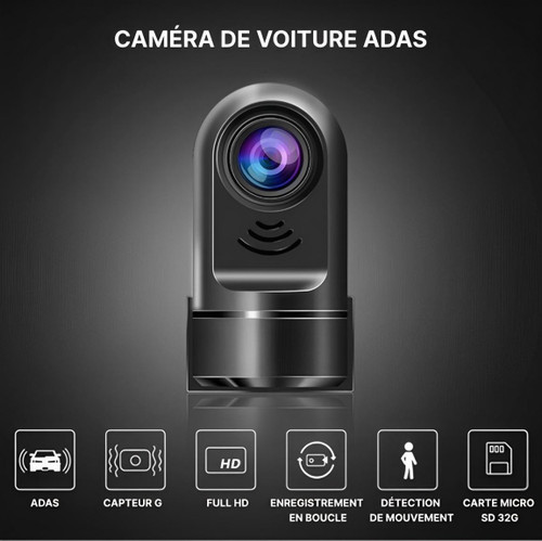 Dashcam car with surveillance camera