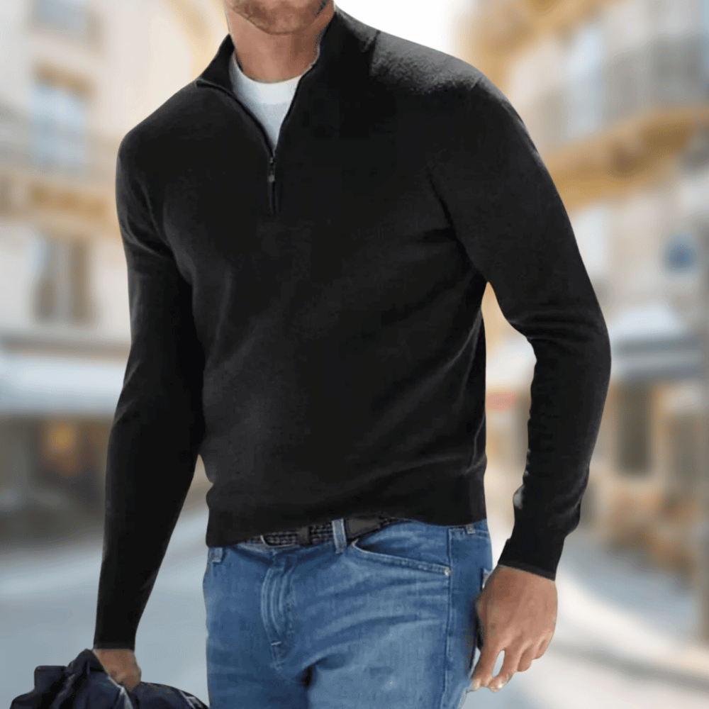 Theo - The comfortable and elegant sweater for the transition period