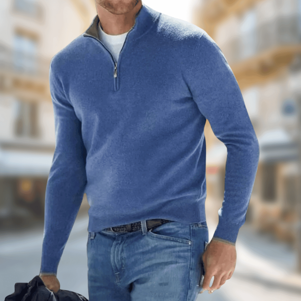 Theo - The comfortable and elegant sweater for the transition period