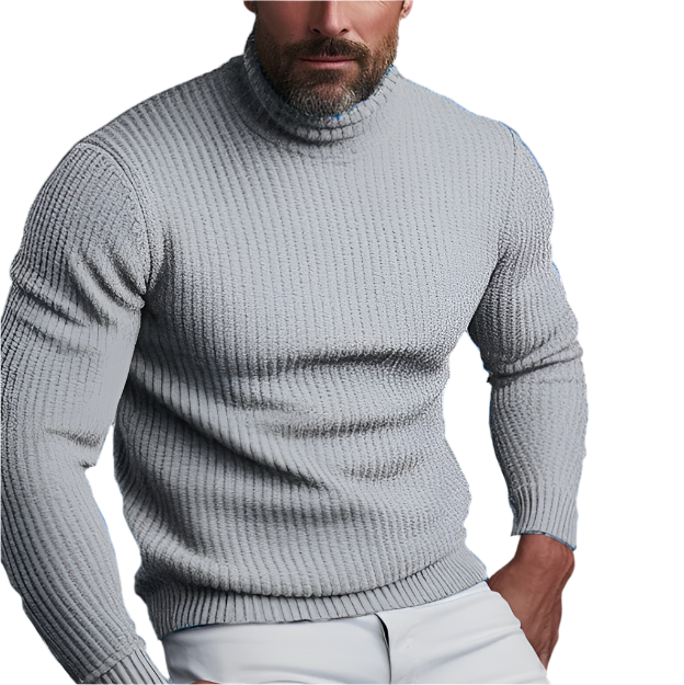 Elegant turtleneck sweater - Men's turtleneck sweater - Luxurious & Versatile