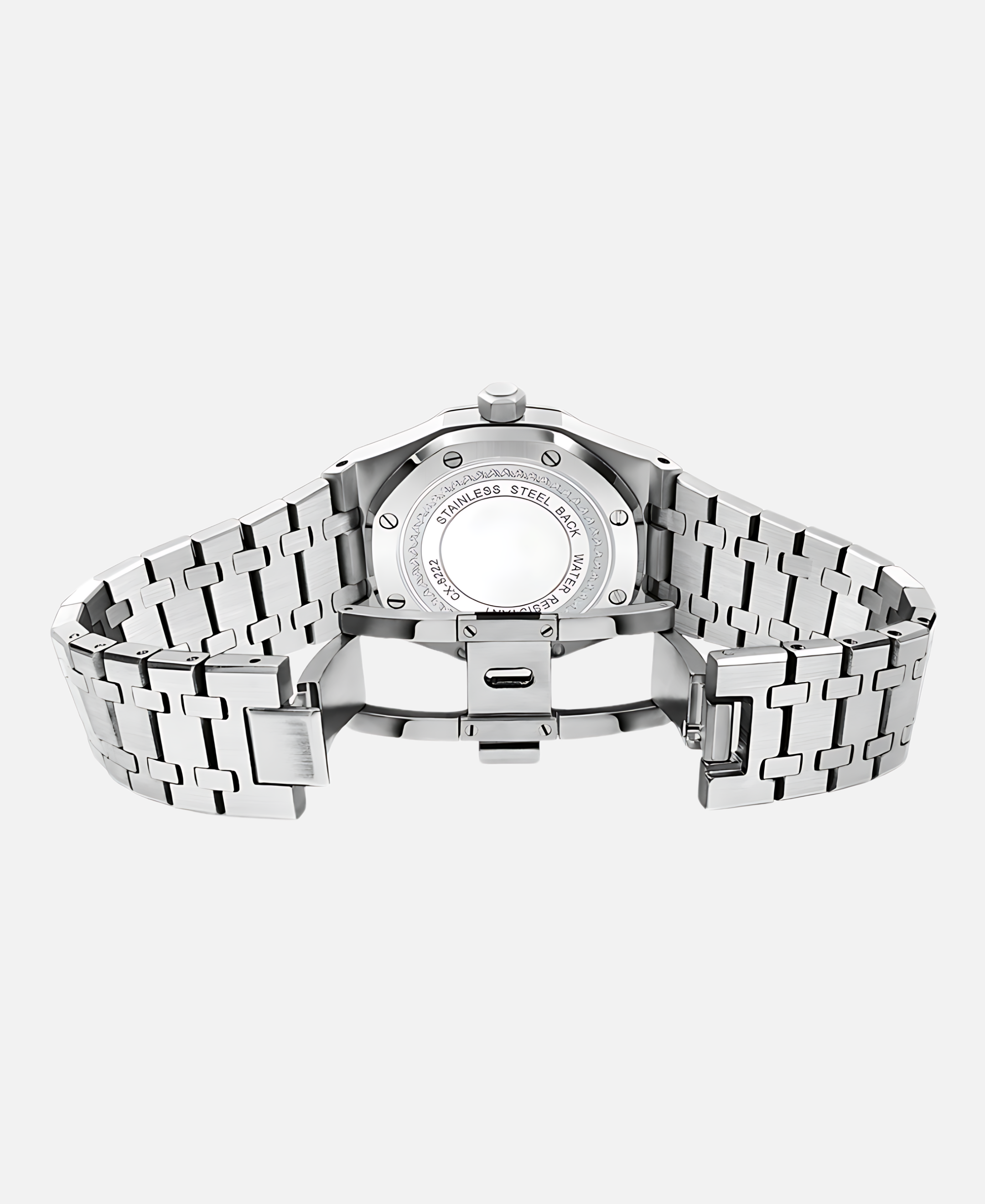 Elegant 41mm men's wristwatch with stainless steel case