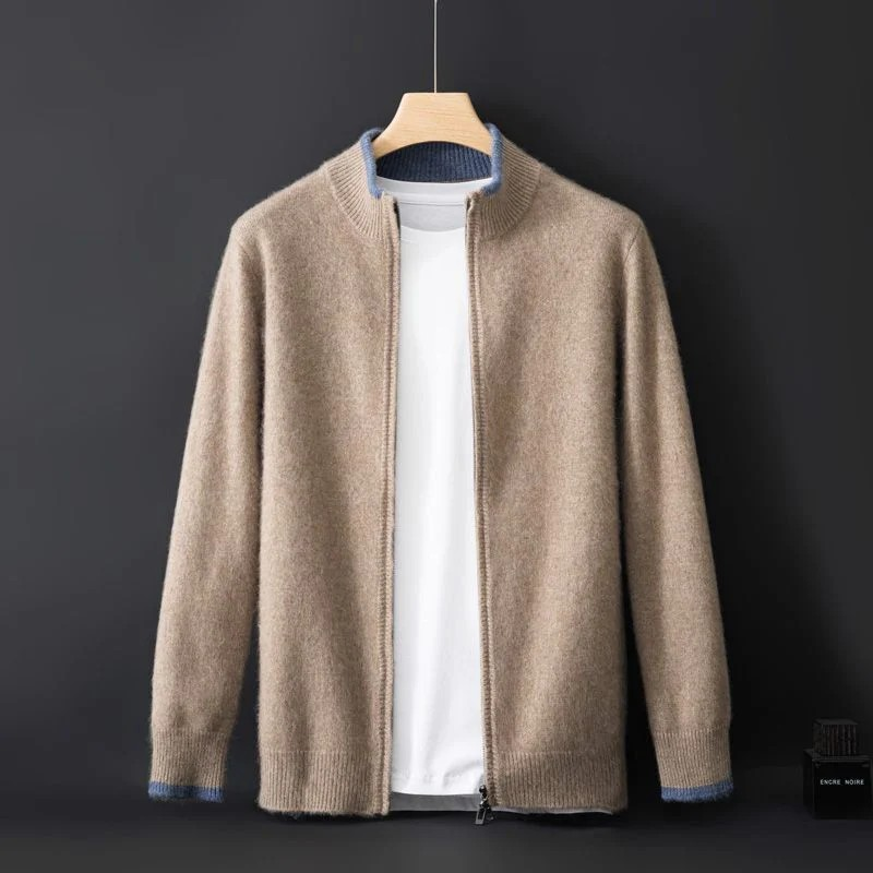 Merino - Men's wool vest with zipper