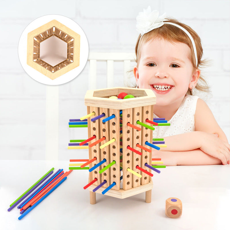 Coloring tower Montessori toy