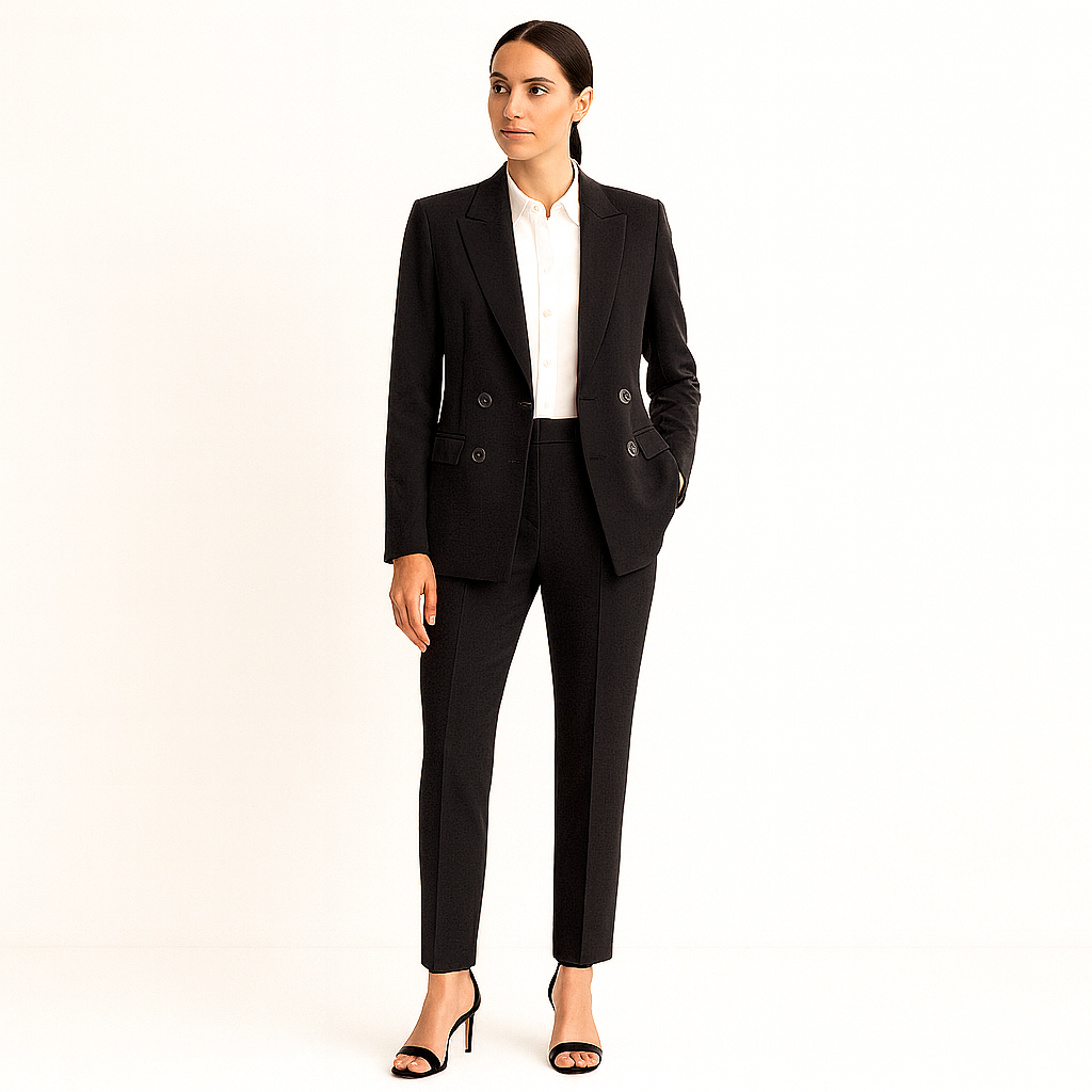 Women's Blazer Suit Set black