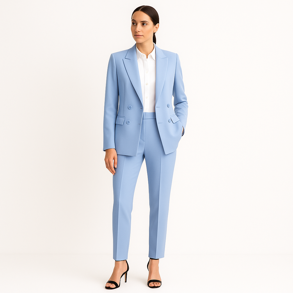 Women's Blazer Suit Set blue