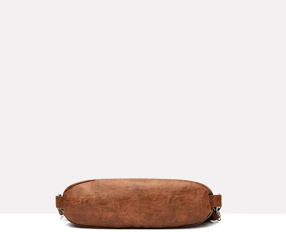 ODALIS - Leather handbag with multiple pockets