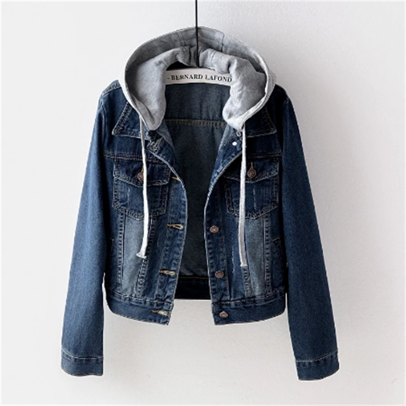 Anneke Denim women's jacket | Casual look for every day | Detachable hood