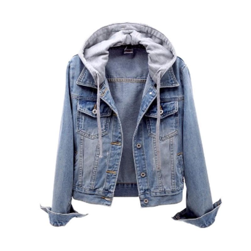 Anneke Denim women's jacket | Casual look for every day | Detachable hood