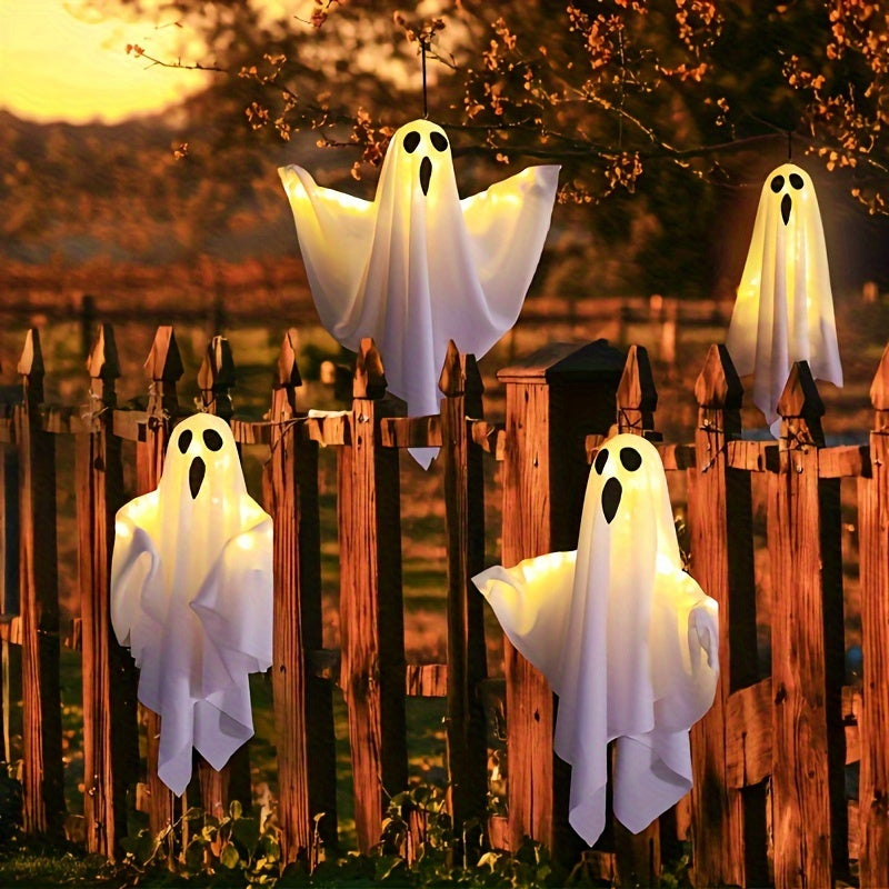 Dekorácia svetla Halloween duch | Svietiaci dizajn z látky