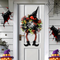 Halloweenový veniec na dvere | Dizajn sieťoviny s nožičkami čarodejnice
